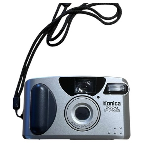 Vintage Konica Zoom FR635 Point and Shoot 35mm Film Camera - Picture 2 of 16
